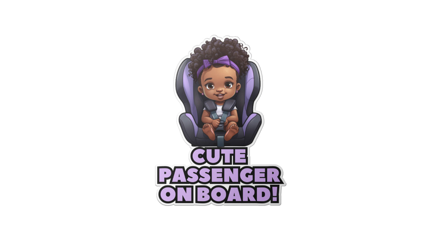 Baby On Board Car Stickers by Insane Grape (Baby in Carseat 1)