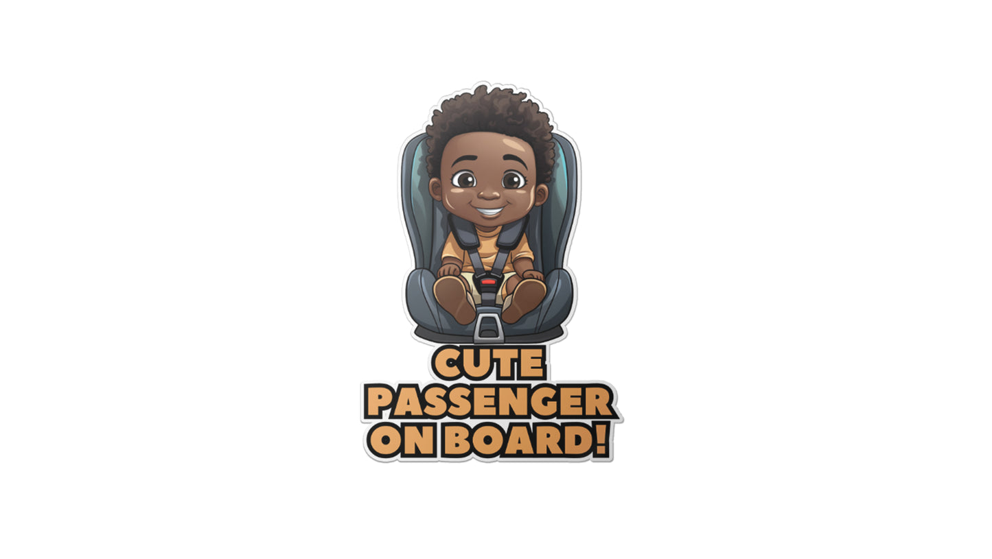 Baby On Board Car Stickers by Insane Grape (Baby in Carseat 2)