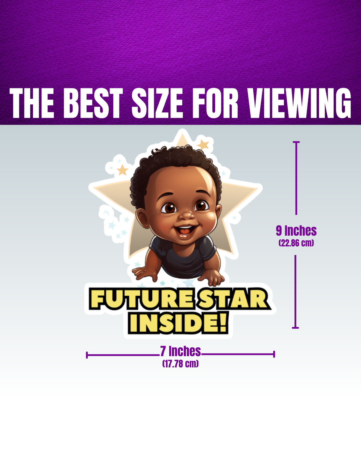 Baby On Board Car Stickers by Insane Grape (Future Star 3)