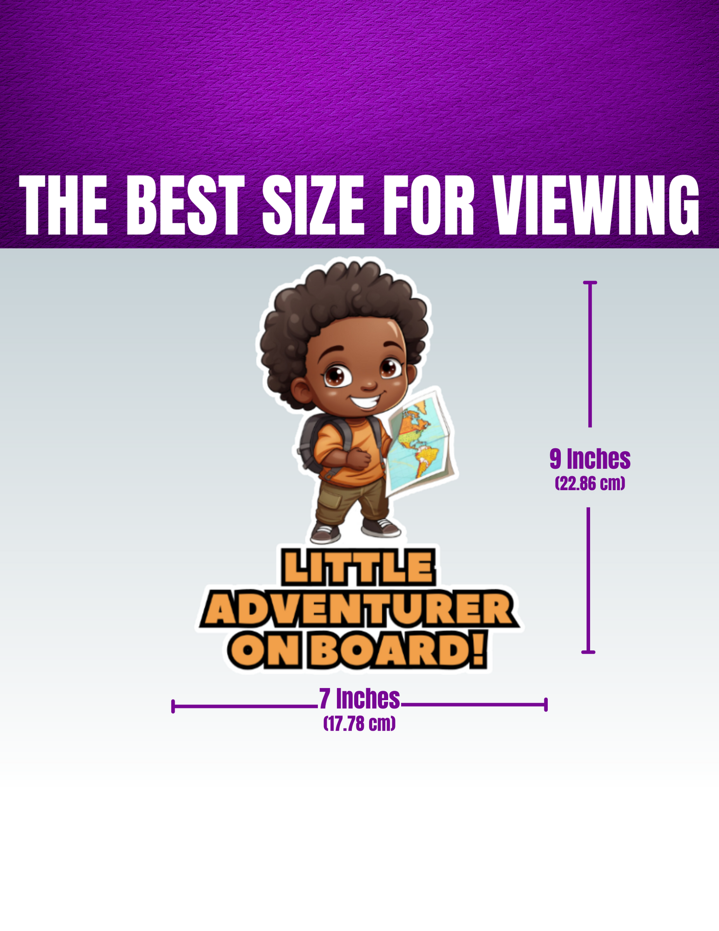 Baby On Board Car Stickers by Insane Grape (Little Adventurer 2)