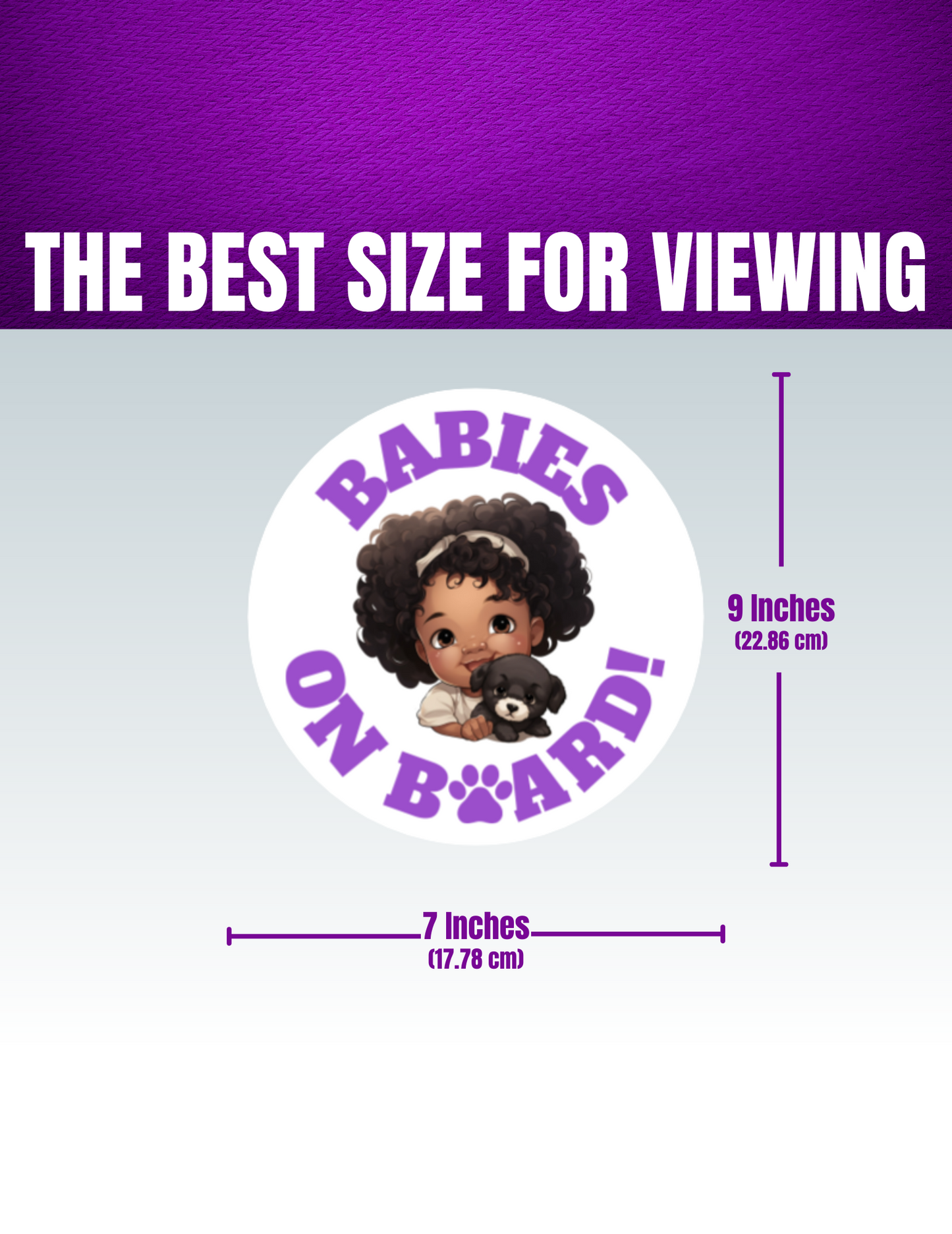 Baby On Board Car Stickers by Insane Grape (Baby and Dog 1)