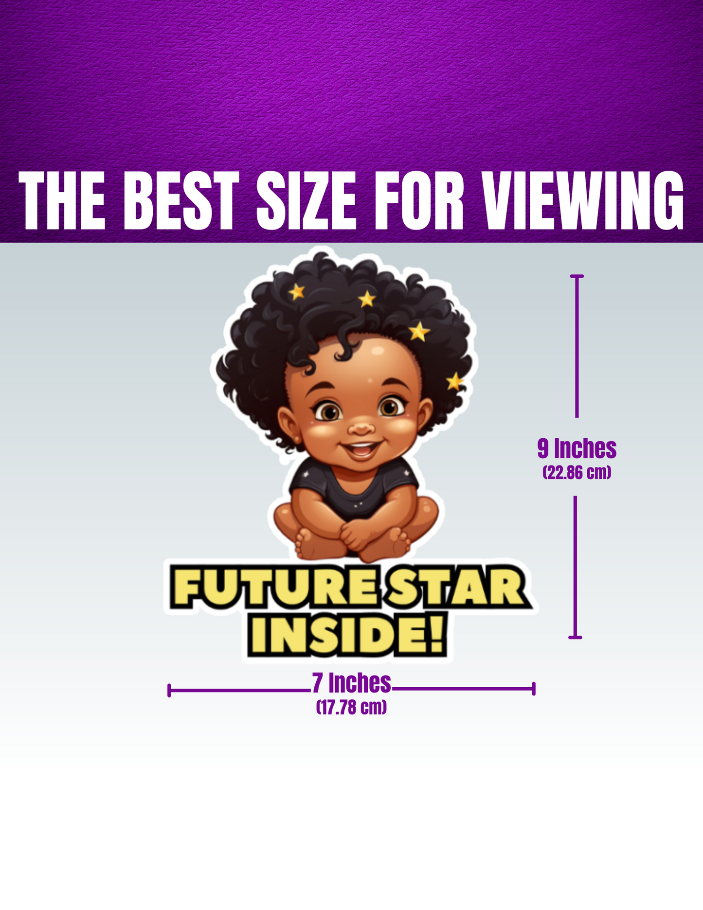 Baby On Board Car Stickers by Insane Grape (Future Star 1)