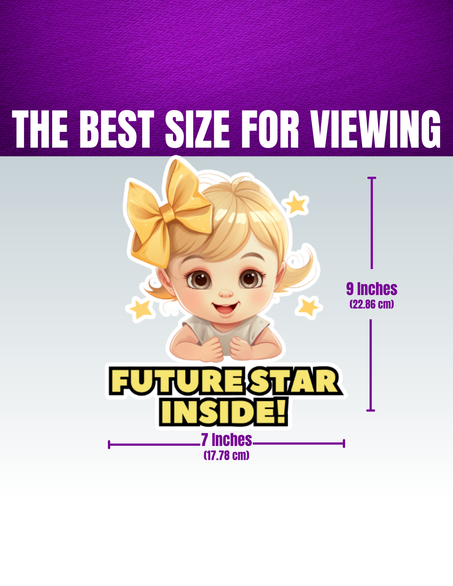 Baby On Board Car Stickers by Insane Grape (Future Star 2)