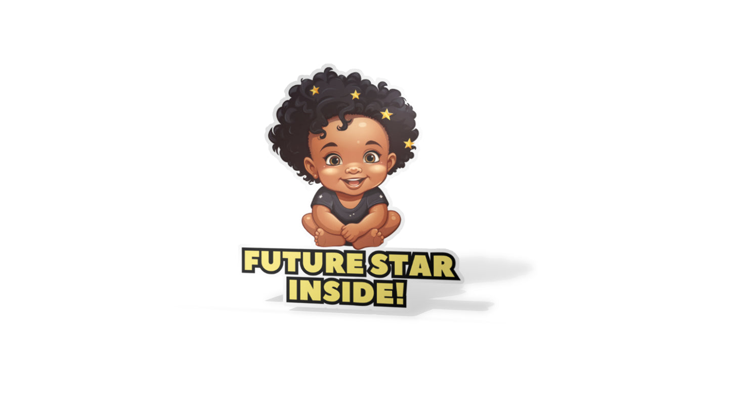 Baby On Board Car Stickers by Insane Grape (Future Star 1)