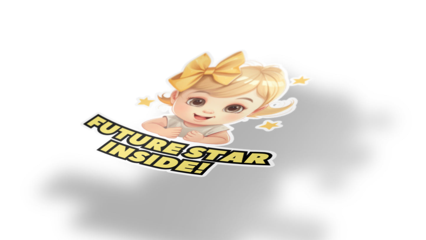 Baby On Board Car Stickers by Insane Grape (Future Star 2)