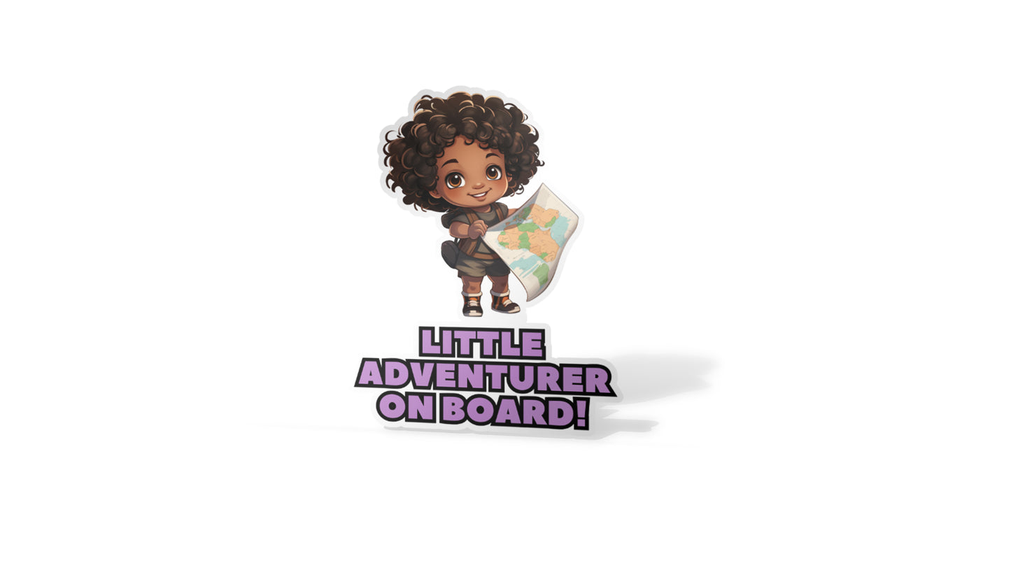 Baby On Board Car Stickers by Insane Grape (Little Adventurer 1)