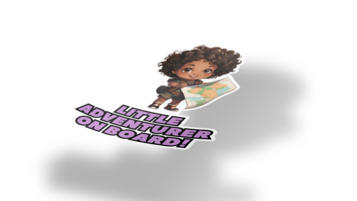 Baby On Board Car Stickers by Insane Grape (Little Adventurer 1)