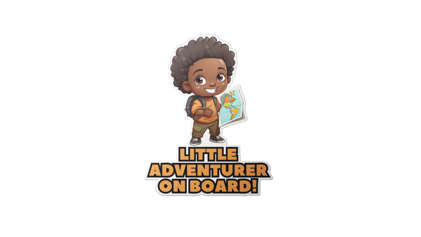 Baby On Board Car Stickers by Insane Grape (Little Adventurer 2)