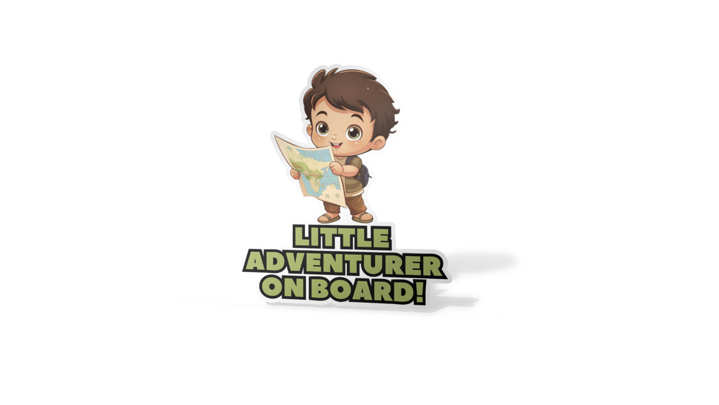 Baby On Board Car Stickers by Insane Grape (Little Adventurer 3)