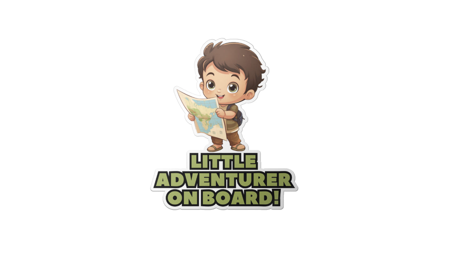 Baby On Board Car Stickers by Insane Grape (Little Adventurer 3)