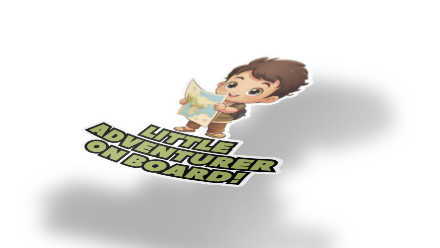 Baby On Board Car Stickers by Insane Grape (Little Adventurer 3)