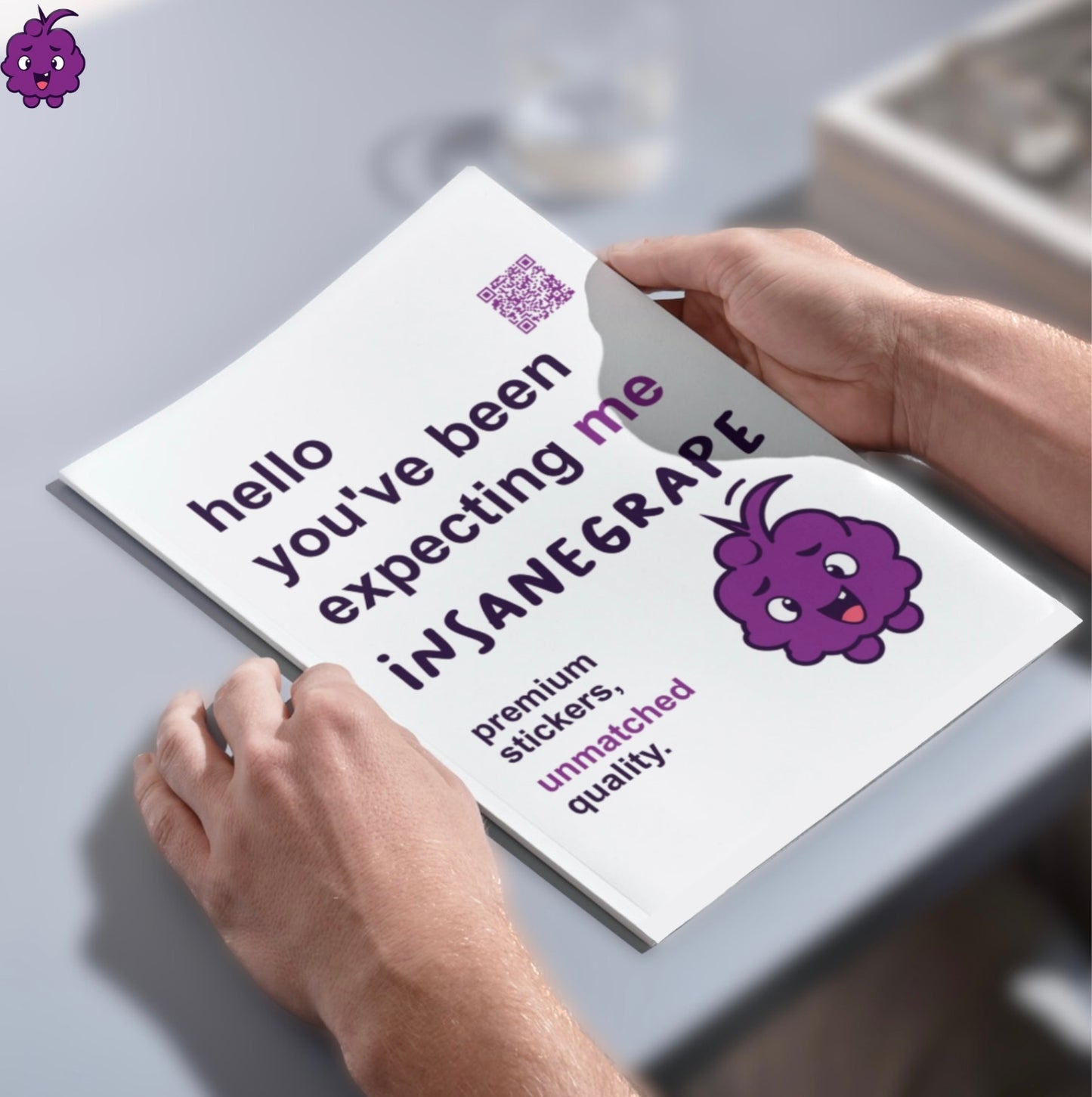 Baby On Board Car Stickers by Insane Grape (Baby in Carseat 3)